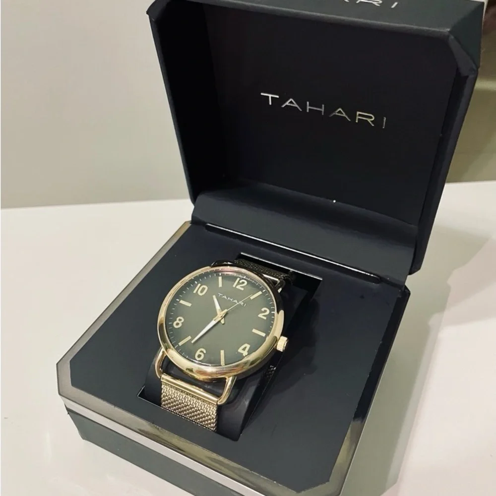 2025 Tahari Mens Watch w/ Mesh Strap Watch